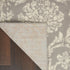 2' X 4' Gray Damask Power Loom Area Rug